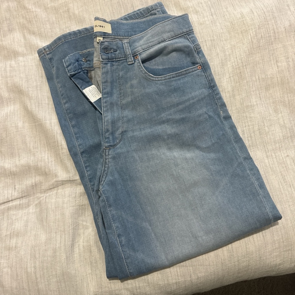 DL1961 Women's Light Blue Flare Jeans